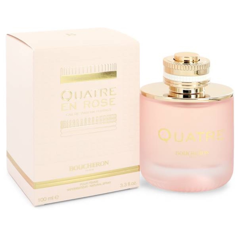 Bouchen Quatre En Rose – Eau De Parfum Fragrance For Women 3.4 OZ Eau De Parfum