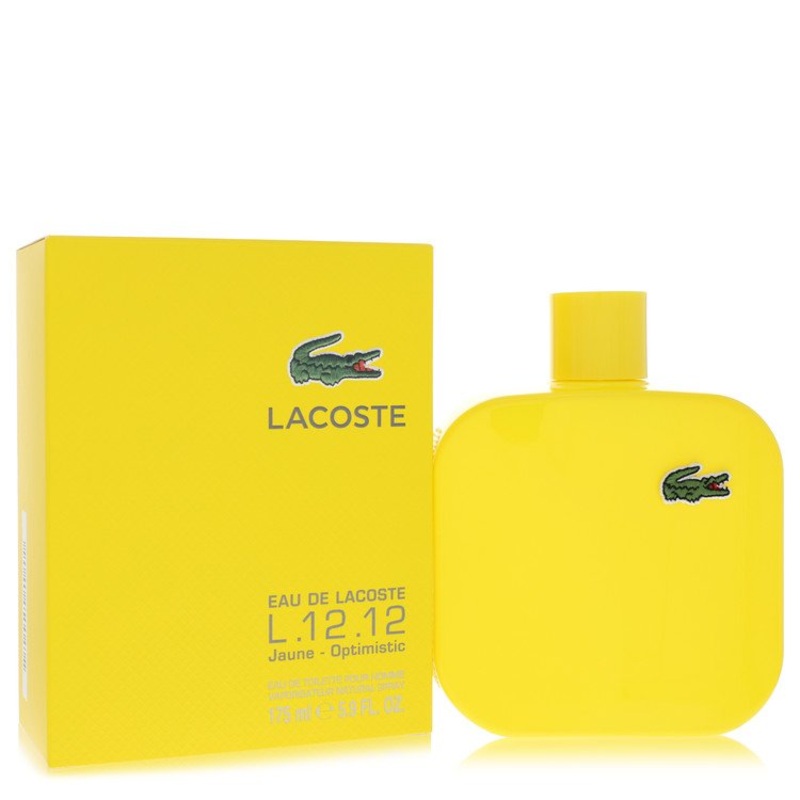 Lacoste Eau De Lacoste L.12.12 Jaune by Lacoste Eau De Toilette Spray 5.9 oz for Men – Premium Designer Fragrance