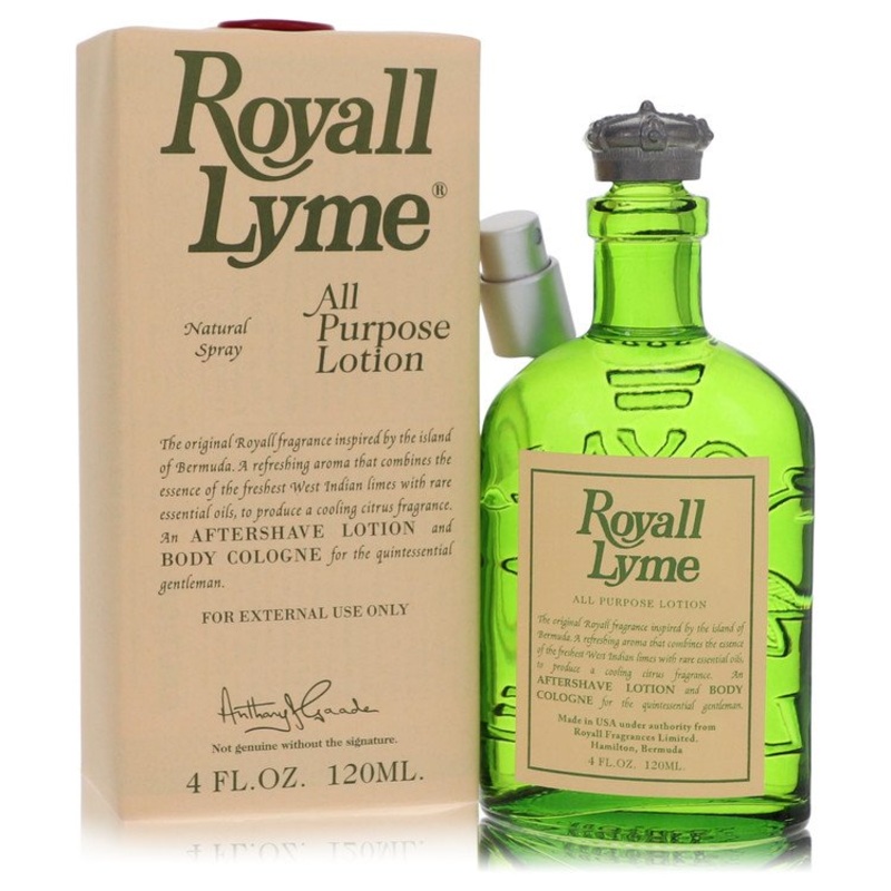 Royall Lyme by Royall Fragrances All Purpose Lotion / Cologne 4 oz for Men – Premium Designer Fragrance