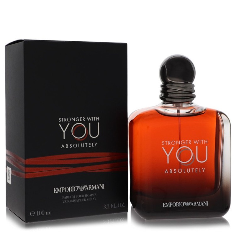 Stronger With You Absolutely by Giorgio Armani Eau De Parfum Spray 3.3 oz for Men – Premium Designer Fragrance