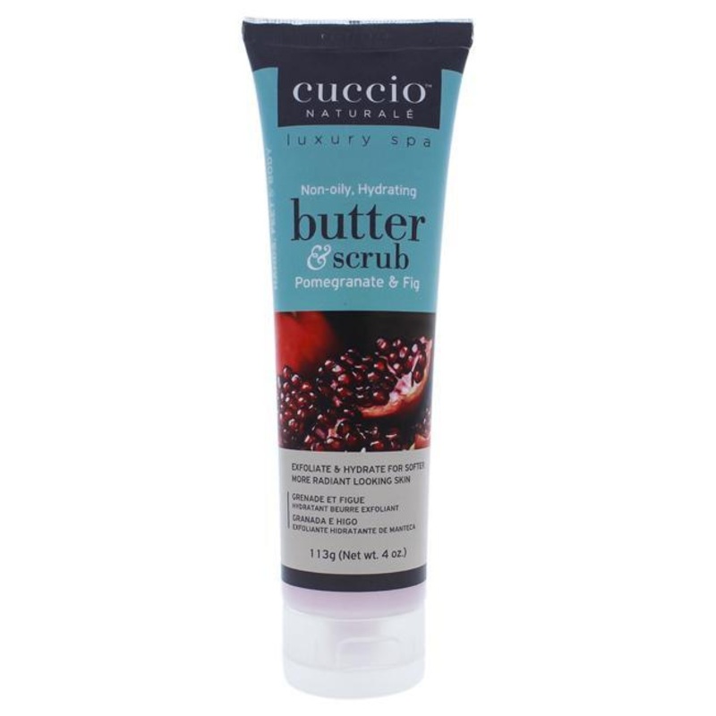 Butter and Scrub – Pomegranate and Fig by Cuccio for Unisex – 4 oz Scrub