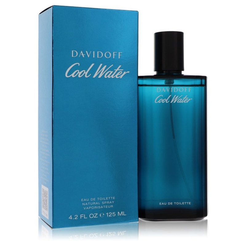 Cool Water By Davidoff 4.2 Oz Eau De Toilette Spray For Men In Box