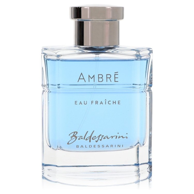 Baldessarini Ambre Eau Fraiche by Hugo Boss Eau De Toilette Spray (Unboxed) 3 oz for Men – Premium Designer Fragrance