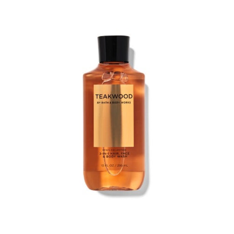 Bath & Body Teakwood 3-In-1 Hair + Face and Body Wash Pour Homme 295ML