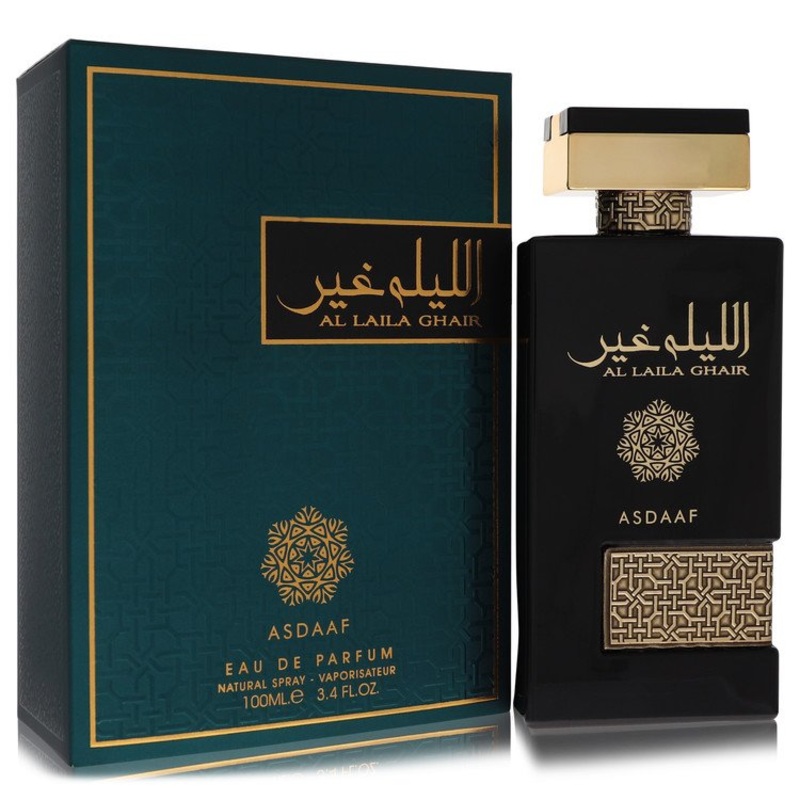 Lattafa Asdaaf Al Laila Ghair by Lattafa For Men Eau De Parfum Spray (Unisex) 3.4 oz
