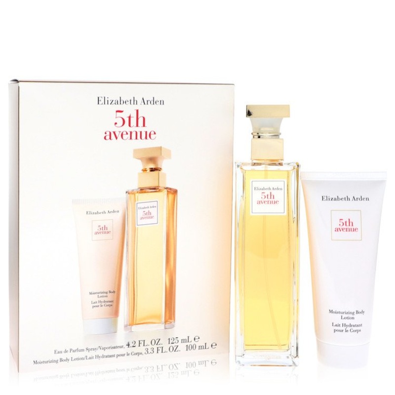 5Th Avenue by Elizabeth Arden Gift Set For Women Gift Set — 4.2 oz Eau De Parfum Spray + 3.3 oz Body Lotion