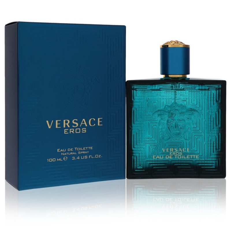 Versace Eros M 3.4 Oz Eau De Toilette Spray By Versace For Men