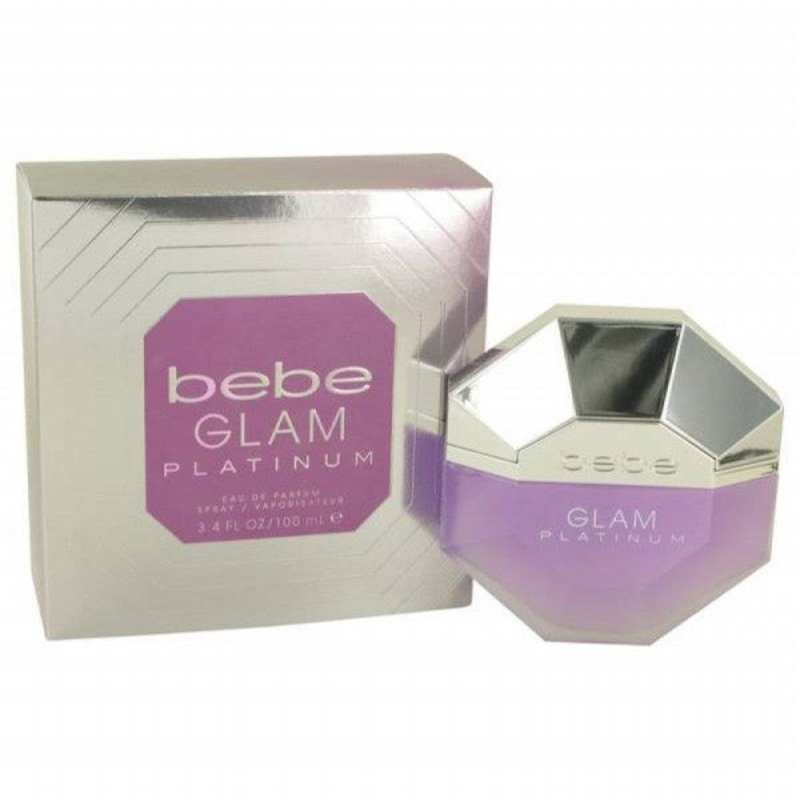Bebe Glam Platinum by Bebe 3.4 Oz. Eau De Parfum For Women