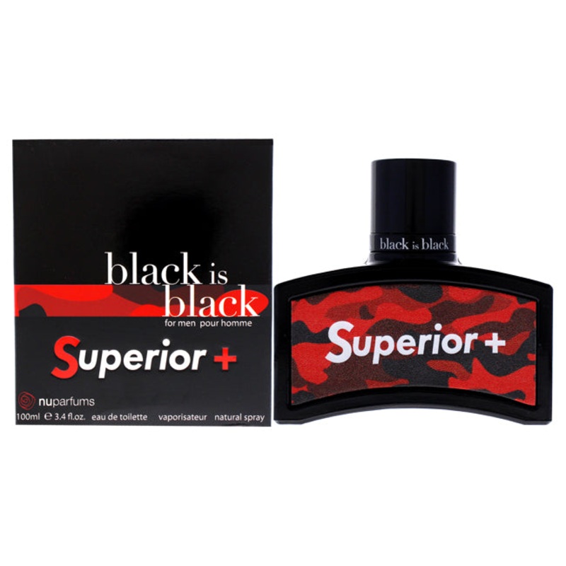Black Is Black Superior Cologne 3.4 oz.