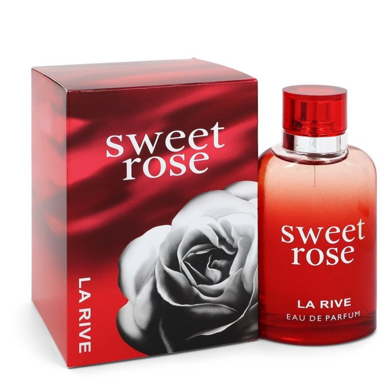 La Rive Sweet Rose by La Rive For Women Eau De Parfum Spray 3 oz