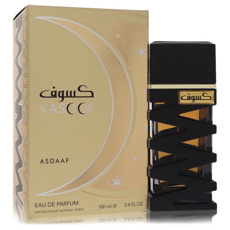 Lattafa Asdaaf Kasoof Black Extract by Lattafa For Men Eau De Parfum Spray (Unisex) 3.4 oz