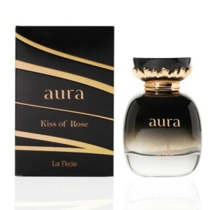 Khadlaj La Fede Aura Kiss of Rose Eau De Parfum 3.4 Oz