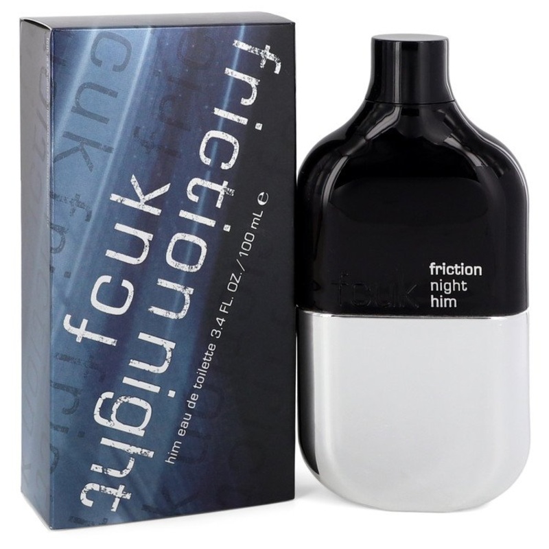FCUK Friction Night by French Connection For Men Eau De Toilette Spray 3.4 oz