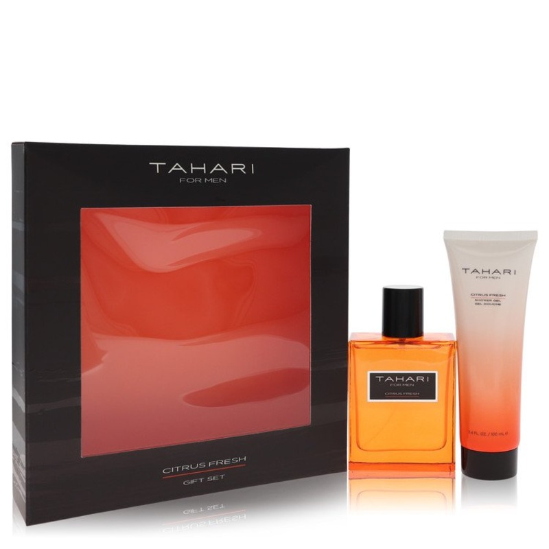 Tahari Citrus Fresh by Tahari Gift Set For Men Gift Set — 3.4 oz Eau De Toilette Spray + 3.4 oz Shower Gel