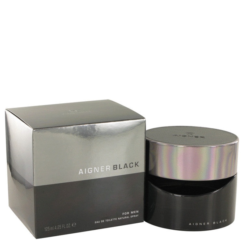Aigner Black by Etienne Aigner For Men Eau De Toilette Spray 4.2 oz