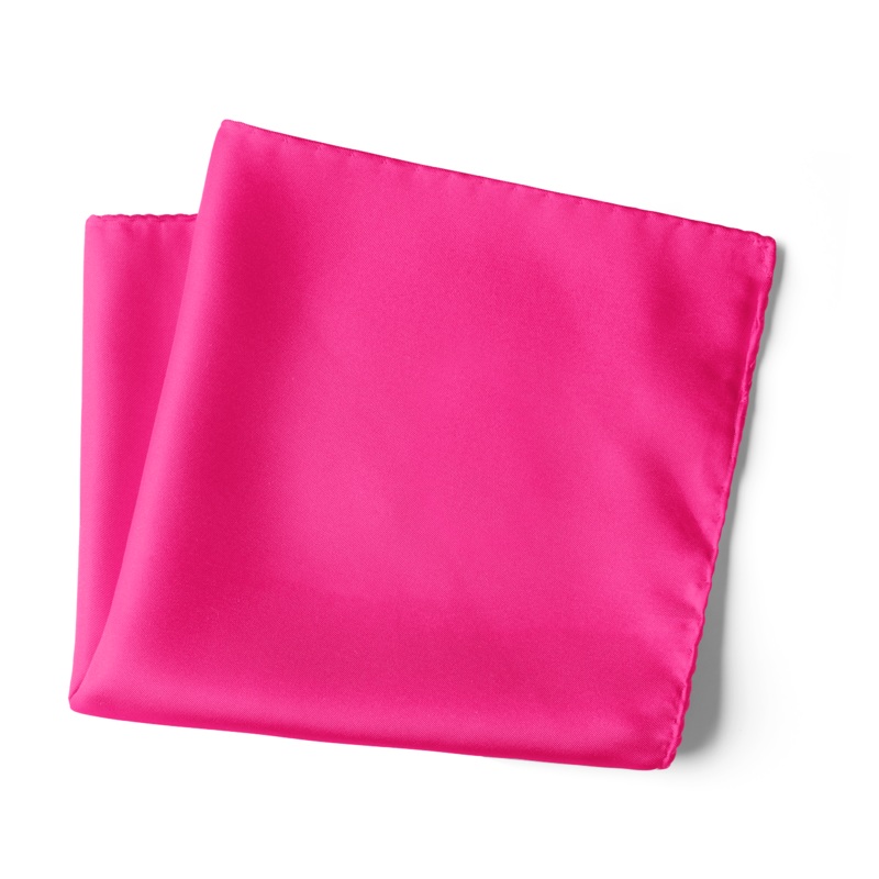 Chokore Fuschia Pocket Square – the Solids line 13.5 x 13.5
