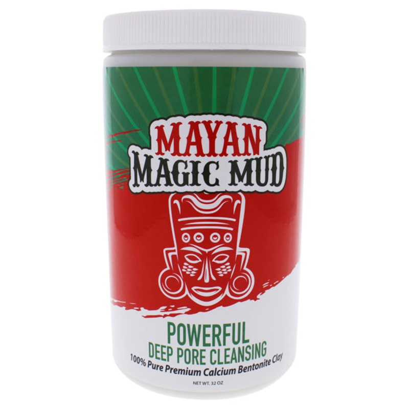 Powerful Deep Pore Cleansing Clay by Mayan Magic Mud for Unisex – 32 oz Cleanser 32 oz.