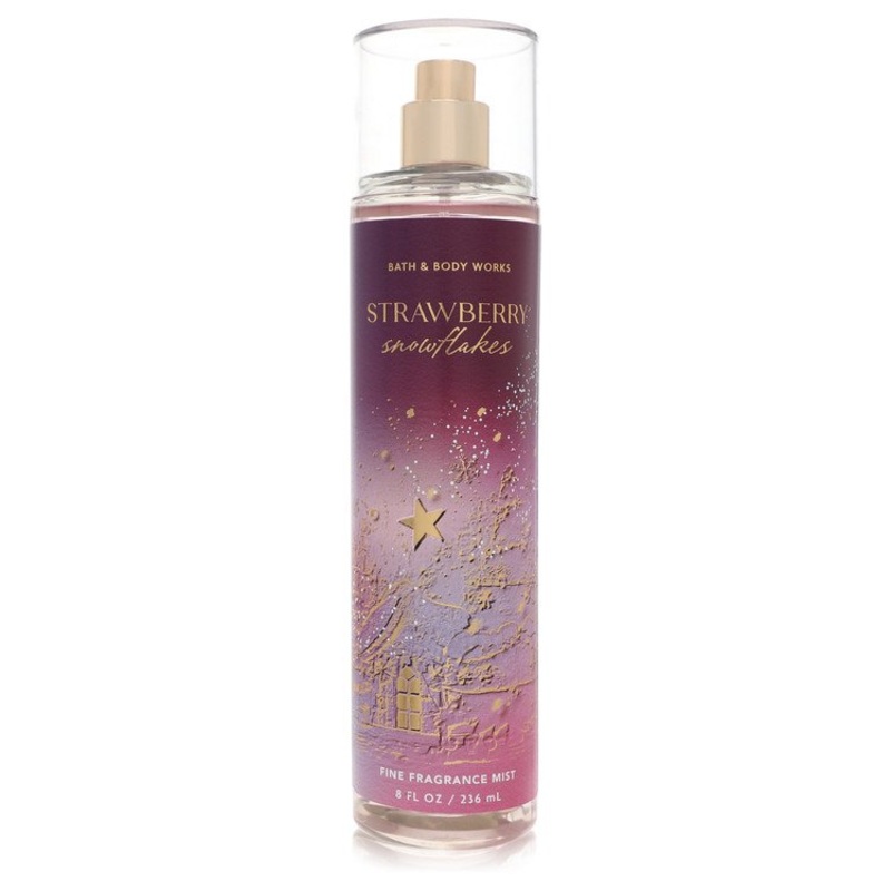 Bath & Body Works Strawberry Snowflakes by Bath & Body Works For Women Fine Fragrance Mist 8 oz