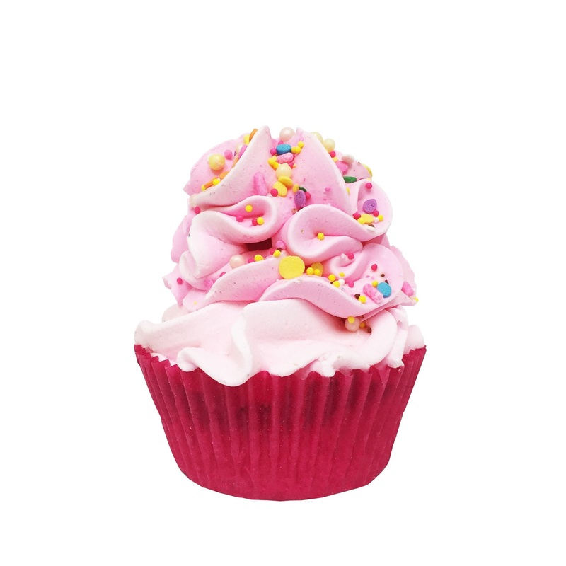 Pink Bliss Cupcake Bath Bombs