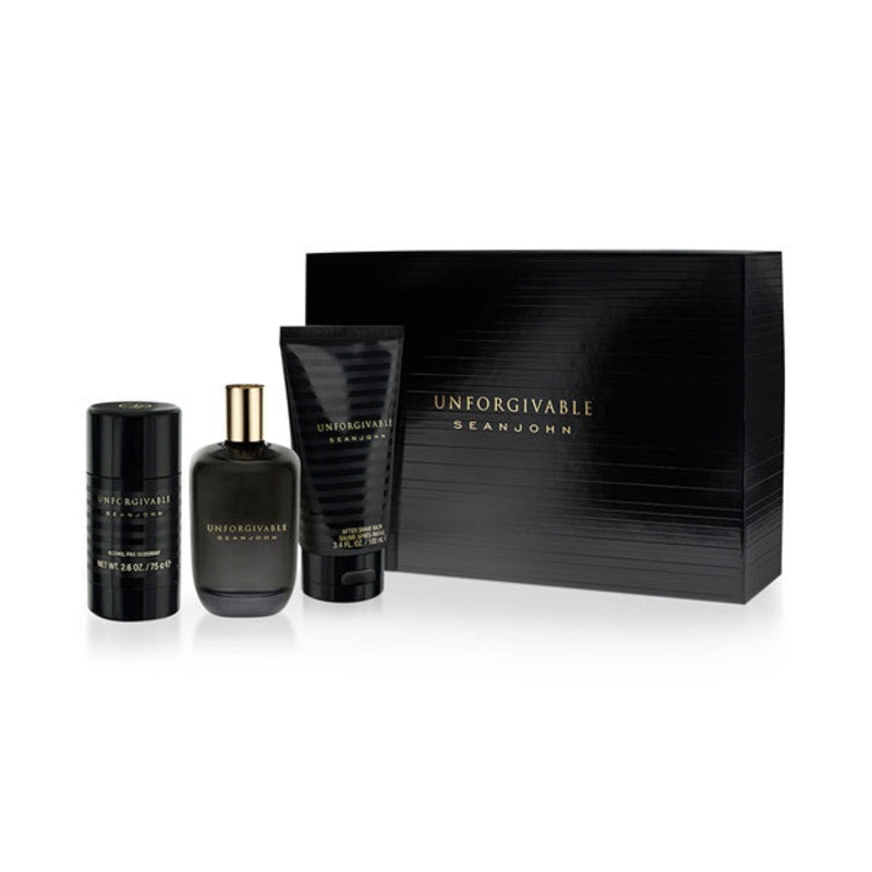 Unforgivable Gift Set by Sean John 2 Piece Gift Set: 2.5 Oz Eau De Toilette Spray + 2.5 Oz Deodorant Stick. For Men