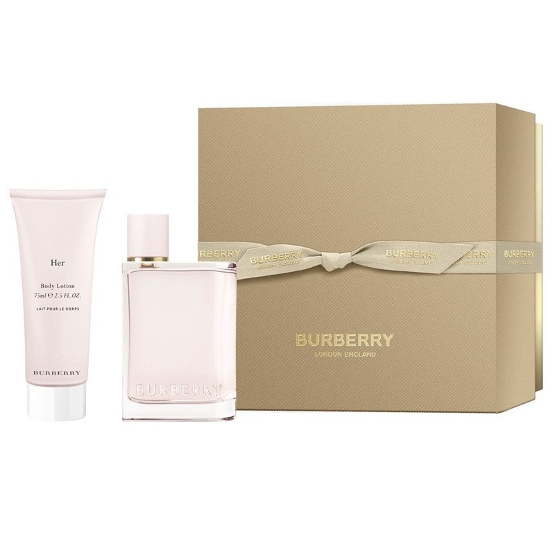 Burberry Her Gift Set – 50ML EDP Spray + 75ML Body Lotion (Women)