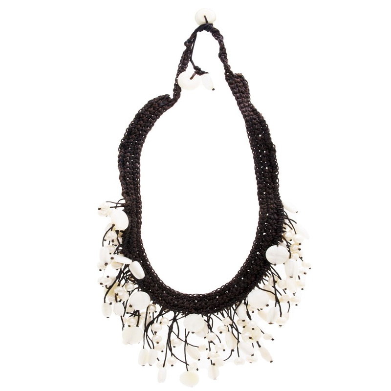 The Purple Door The Taylor Necklace PDN-83-J White