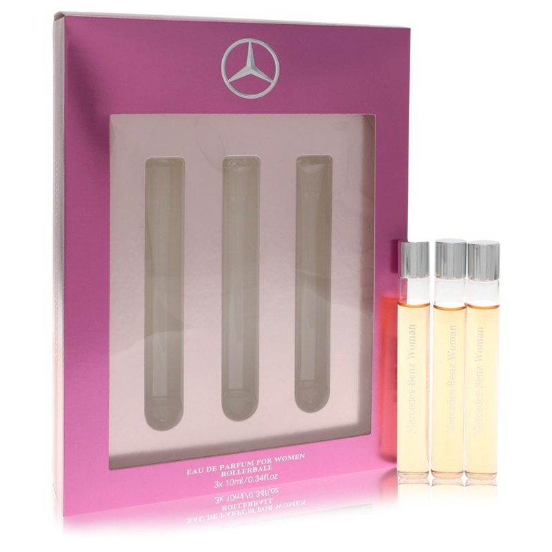 Mercedes Benz by Mercedes Benz For Women Gift Set — 3 x .34 oz Eau De Parfum Rollerballs