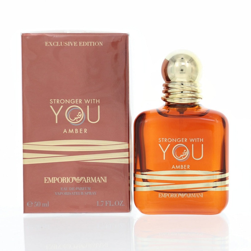 Emporio Armani Stronger With You Amber By Giorgio Armani Cologne 1.7 Oz Edp Spray For Men – Box