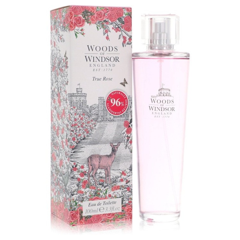 True Rose by Woods of Windsor Eau De Toilette Spray 3.3 oz for Women – Premium Designer Fragrance