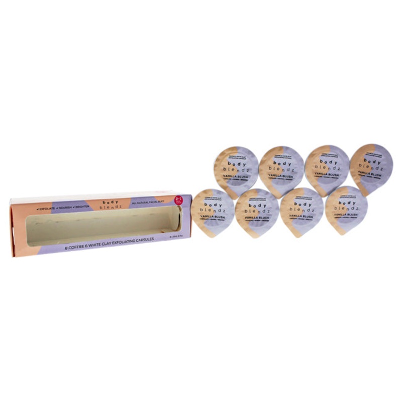 2-In-1 Mask and Scrub Exfoliating Capsules by BodyBlendz for Women – 8 x 10 ml Exfoliator 8 x 10  ml