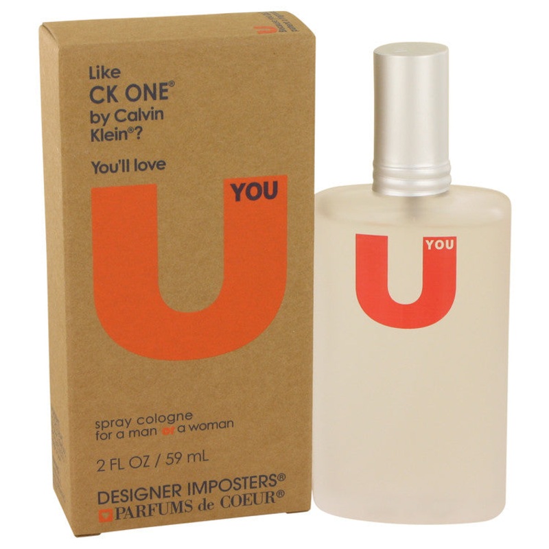 Designer Imposters U You by Parfums De Coeur For Women Cologne Spray (Unisex) 2 oz