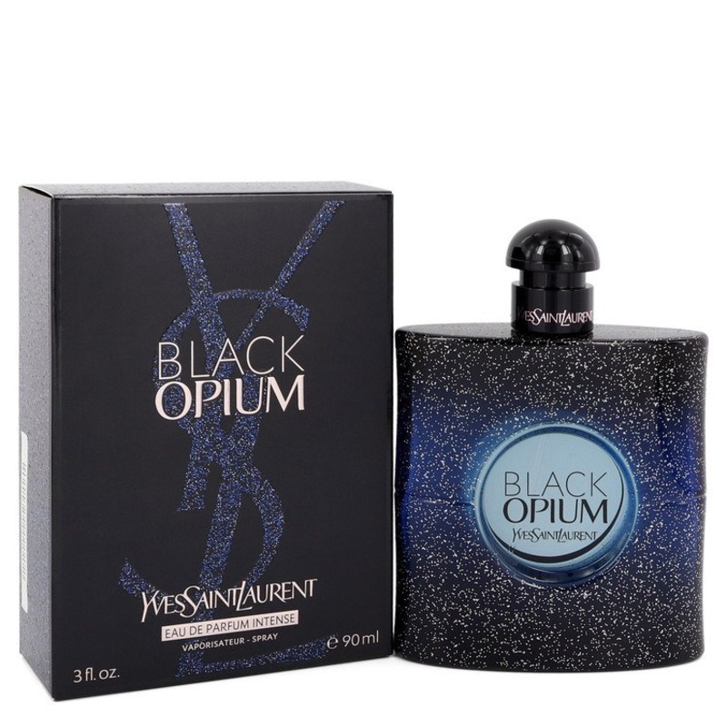Black Opium Intense by Yves Saint Laurent For Women Eau De Parfum Spray 3 oz