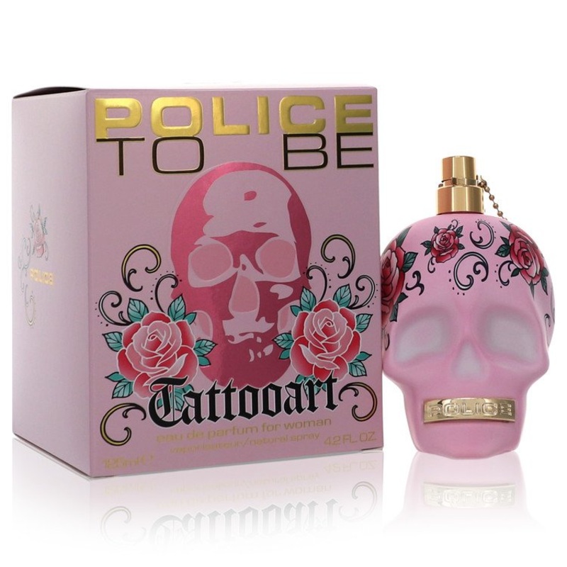 Police To Be Tattoo Art by Police Colognes Eau De Parfum Spray 4.2 oz for Women – Premium Designer Fragrance