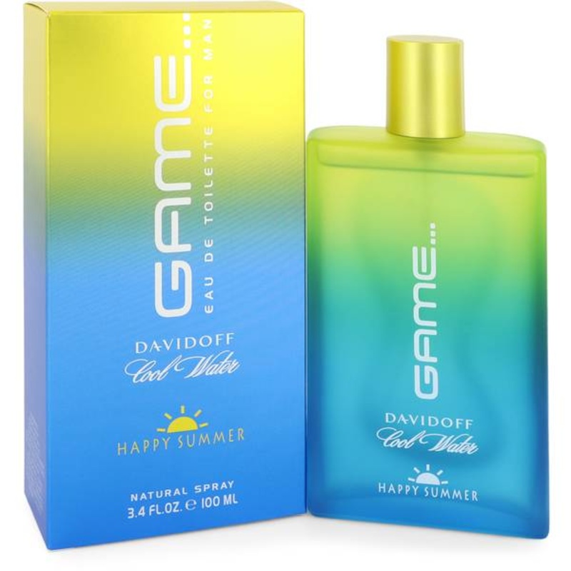 Cool Water Game Happy Summer Cologne By Davidoff 3.4 OZ Eau De Toilette for Men