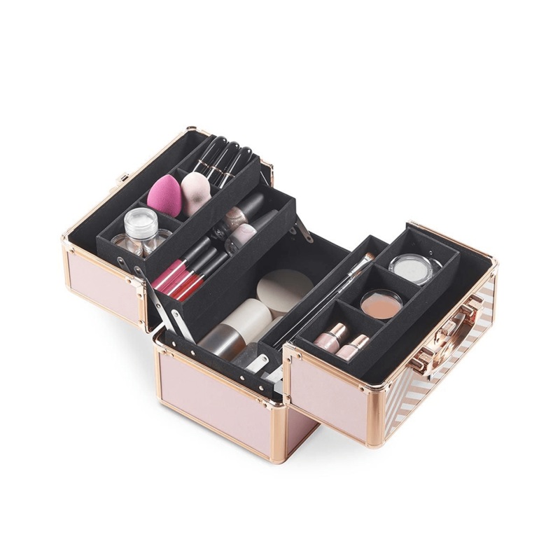Beautify Small Blush Pink Makeup Case