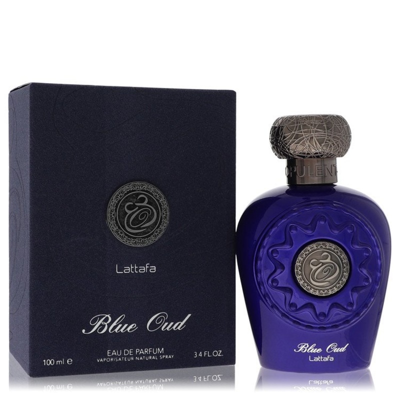Blue Oud By Lattafa Cologne 3.4 Oz Edp Spray For Men – Box