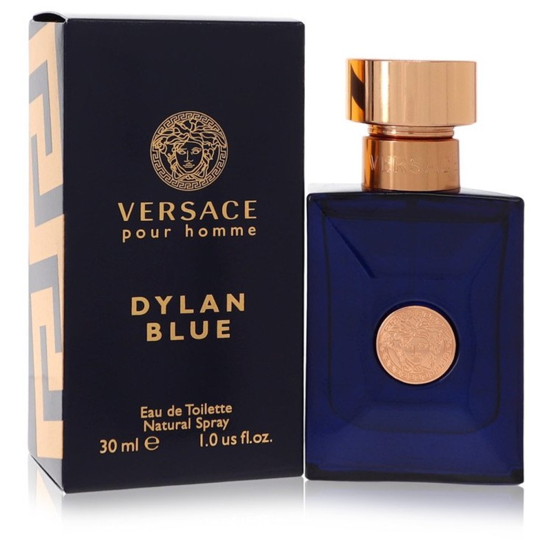 Versace Pour Homme Dylan Blue by Versace Eau De Toilette Spray 1 oz for Men – Premium Designer Fragrance