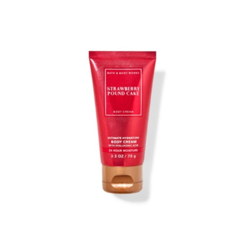 Bath & Body Strawberry Pound Cake Body Cream For Women 70g