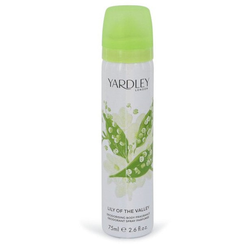 Yardley of London Refreshing Body Spray for Women, Lily of The Valley 2.6 OZ Body Spray for Women