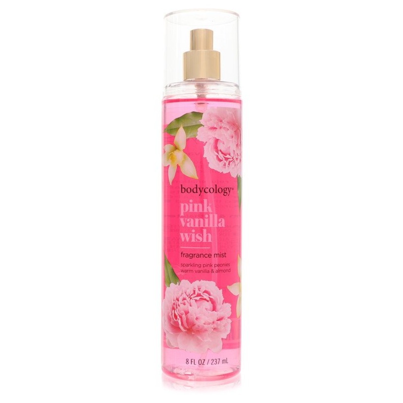 Bodycology Pink Vanilla Wish by Bodycology For Women Fragrance Mist Spray 8 oz