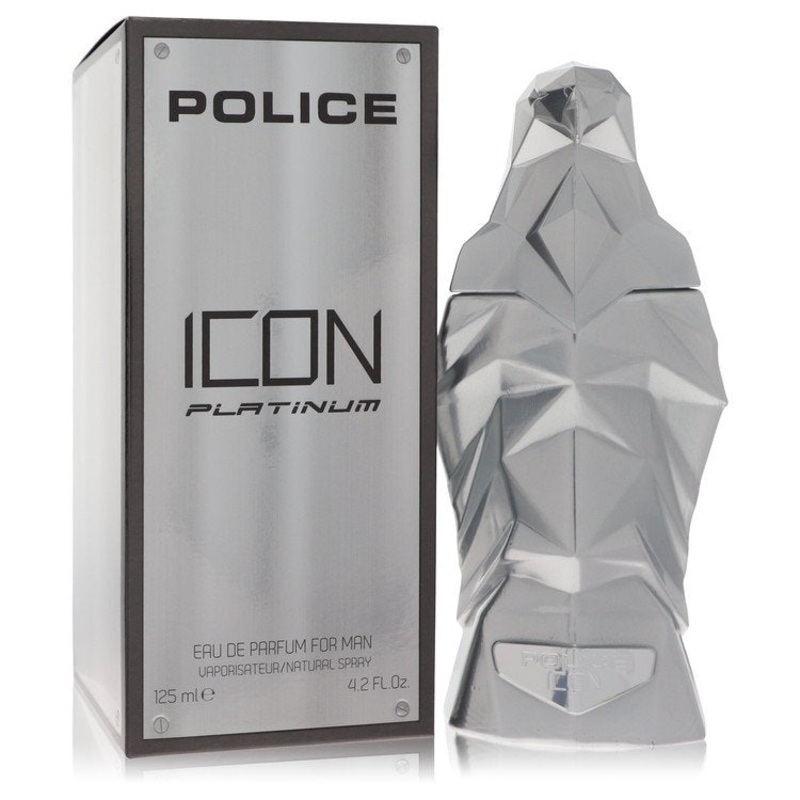 Police Icon Platinum by Police Colognes For Men Eau De Parfum Spray 4.2 oz