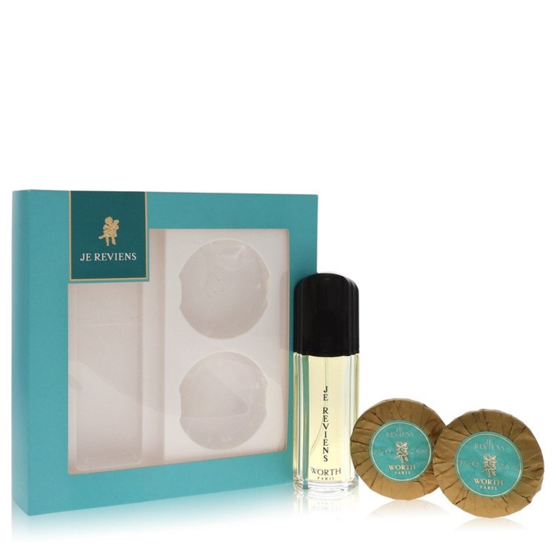 je reviens by Worth For Women Gift Set — 1.7 oz eau De Toilette Spray + 2 x 2.6 oz Soap