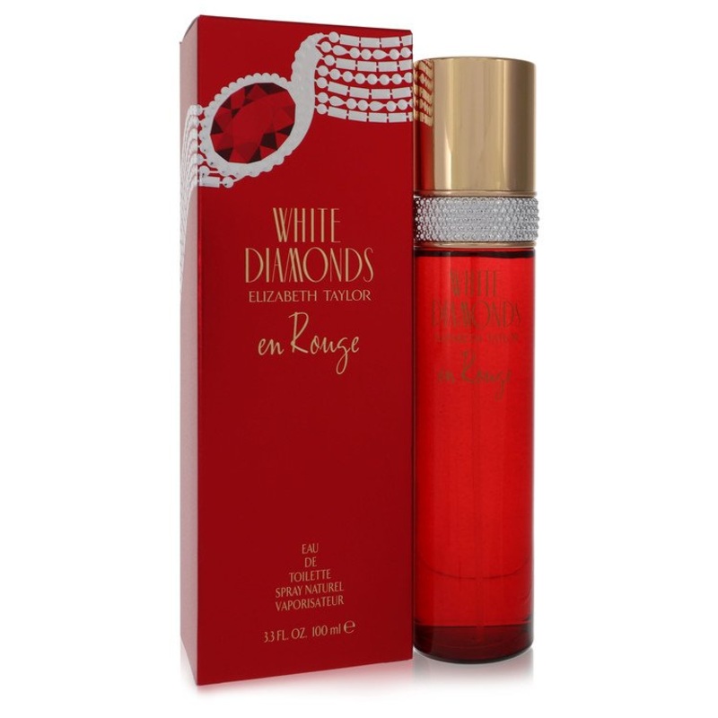 White Diamonds En Rouge by Elizabeth Taylor For Women Eau De Toilette Spray 3.3 oz