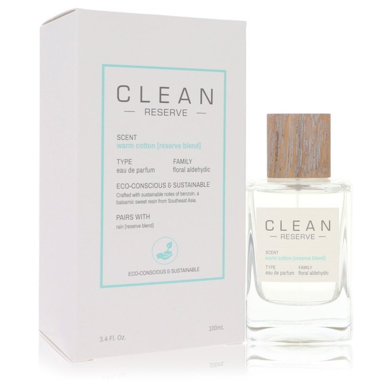 Clean Reserve Warm Cotton by Clean Eau De Parfum Spray 3.4 oz for Women – Premium Designer Fragrance