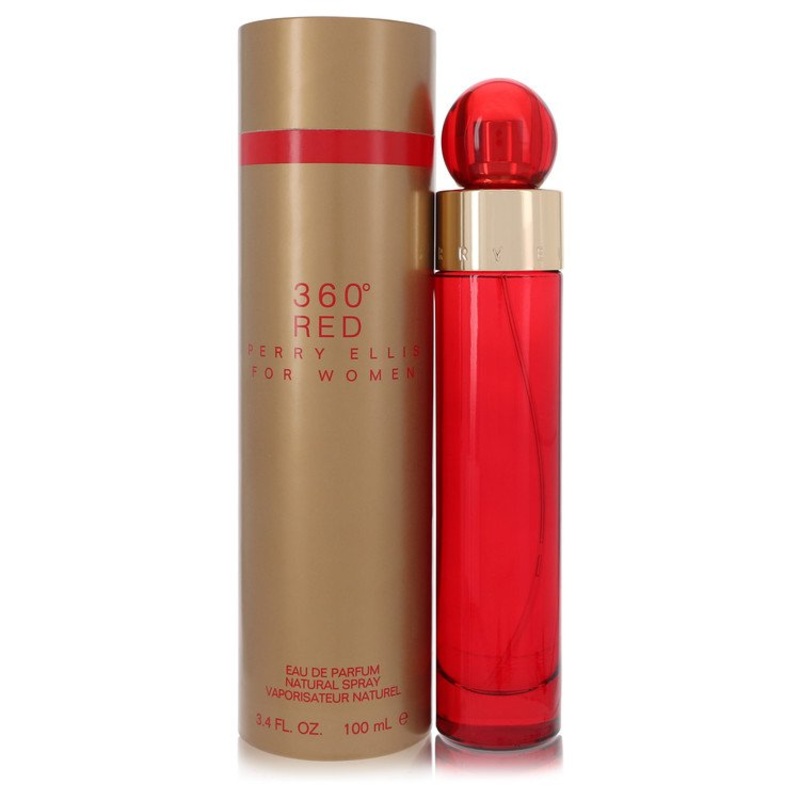 Perry Ellis 360 Red by Perry Ellis Eau De Parfum Spray 3.4 oz for Women – Premium Designer Fragrance