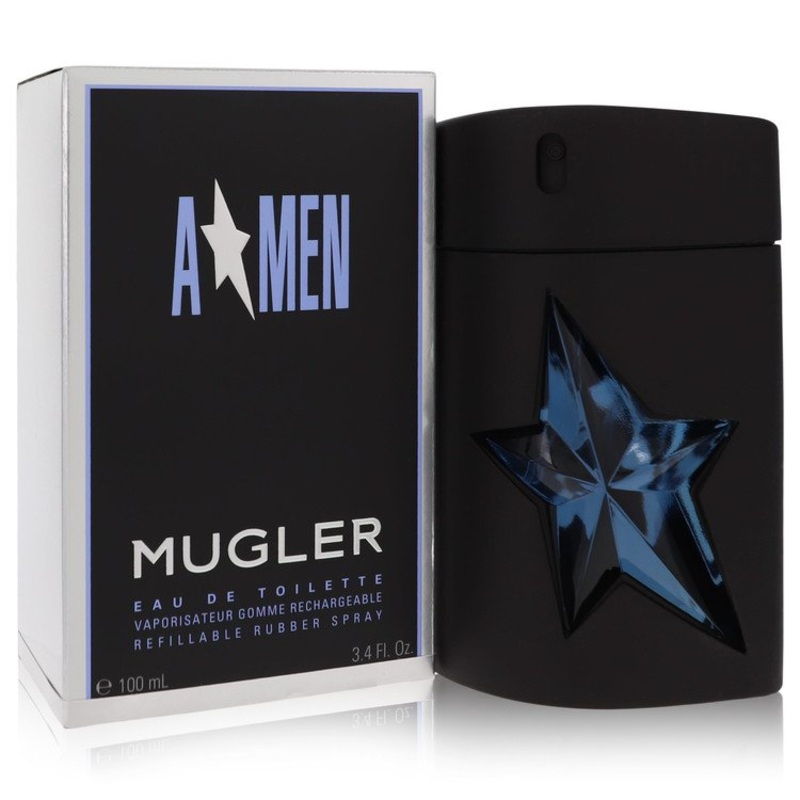 Angel by Thierry Mugler Eau De Toilette Spray Refillable (Rubber) 3.4 oz for Men – Premium Designer Fragrance