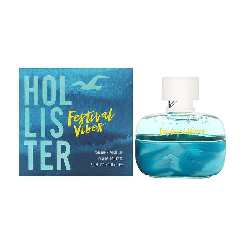 Hollister Festival Vibes for Men 3.4 oz Eau de Toilette Spray