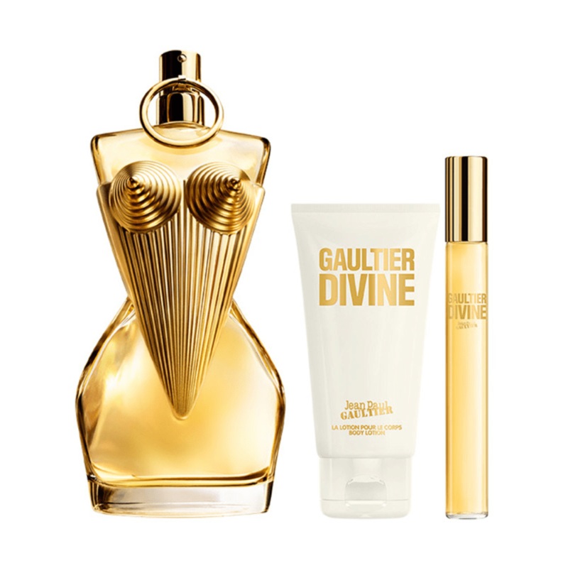Jean Paul Gaultier Divine Women’s Perfume Gift Set (100ml EDP + 75ml Body Lotion + 10ml EDP)