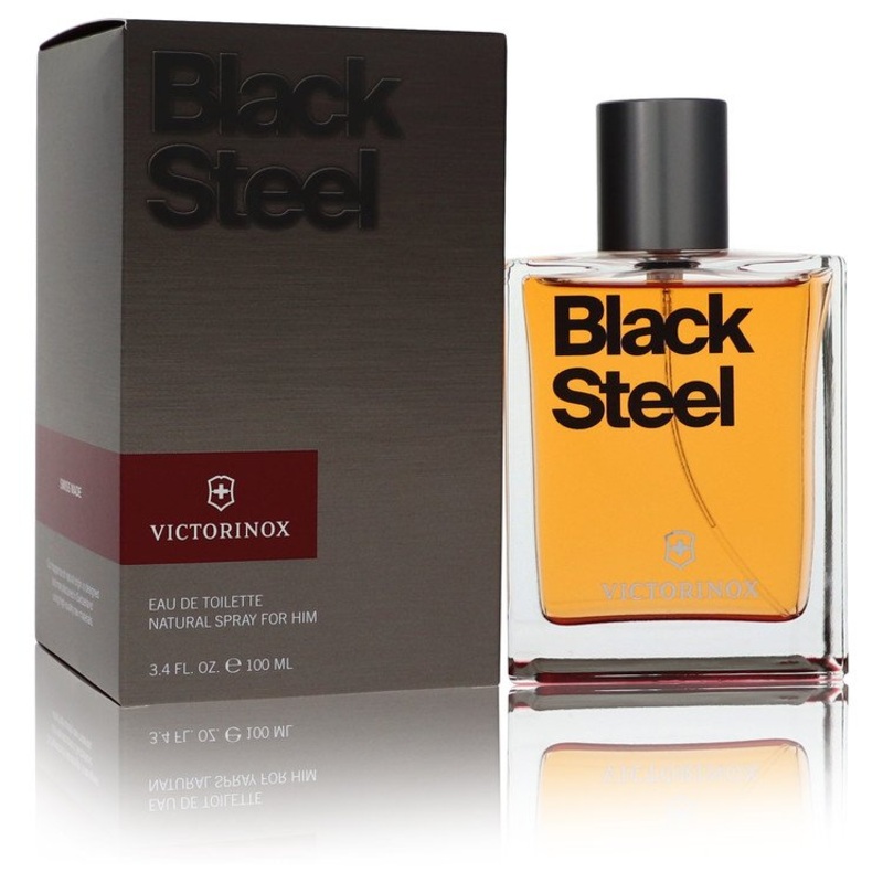 Victorinox Black Steel by Victorinox Eau De Toilette Spray 3.4 oz for Men – Premium Designer Fragrance