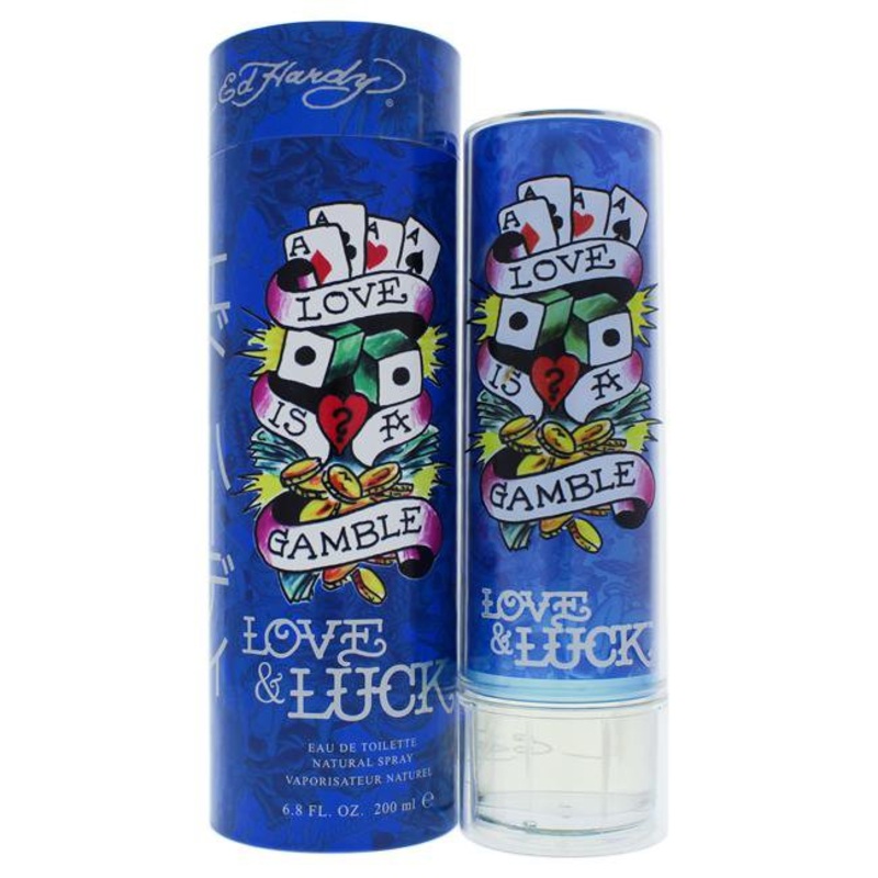 Ed Hardy Love And Luck Cologne 6.8 oz.